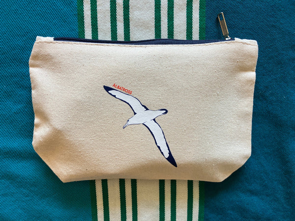Cotton Ocean Treasure Zip Pouch