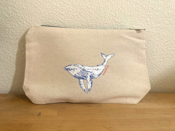 Cotton Ocean Treasure Zip Pouch