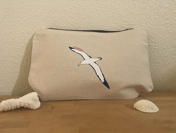 Cotton Ocean Treasure Zip Pouch