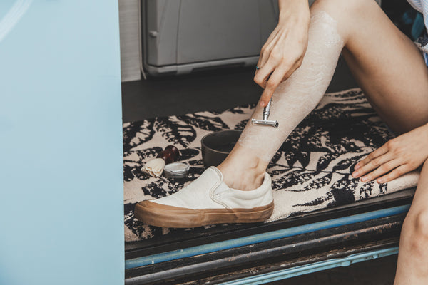 zero waste women's safety razor for legs
