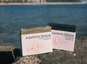 organic shampoo bar and soap bar