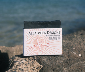 organic charcoal soap bar