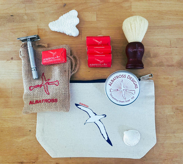 Cotton Ocean Treasure Zip Pouch