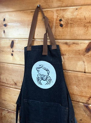 organic cotton ocean seafood apron