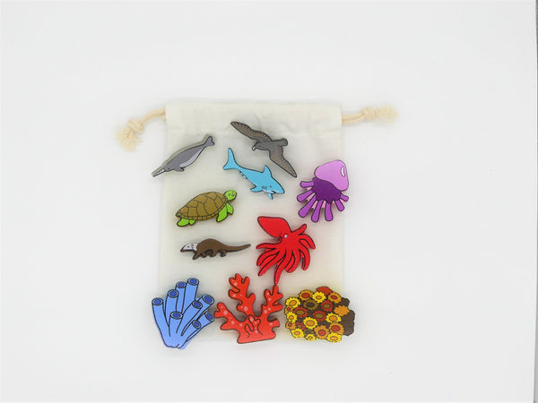 Ocean Animal Wooden Toy Set